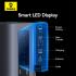 Baseus Spacemate Series 10-in-1 MAC Docking Station Hub - 2*HDMI 4K60Hz/30Hz + 2*USB-A & USB-C 5Gbps + RJ45 + 2*USB-A 480Mbps + USB-C + 1*3.5mm - Grey